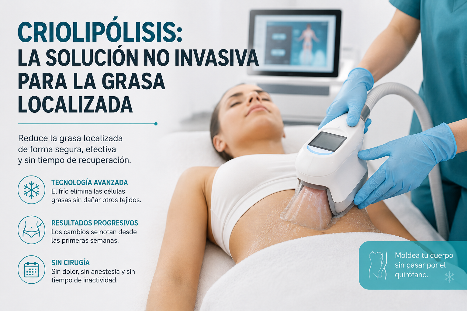 Criolipólisis: cómo eliminar la grasa localizada sin ir al quirófano